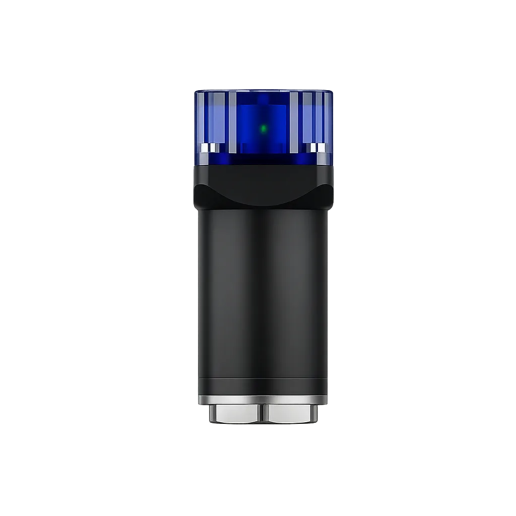 Sensor inalámbrico de acústica, vibración y temperatura para monitoreo industrial